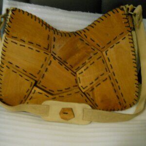 Wooden Patchwork Purse   11-30